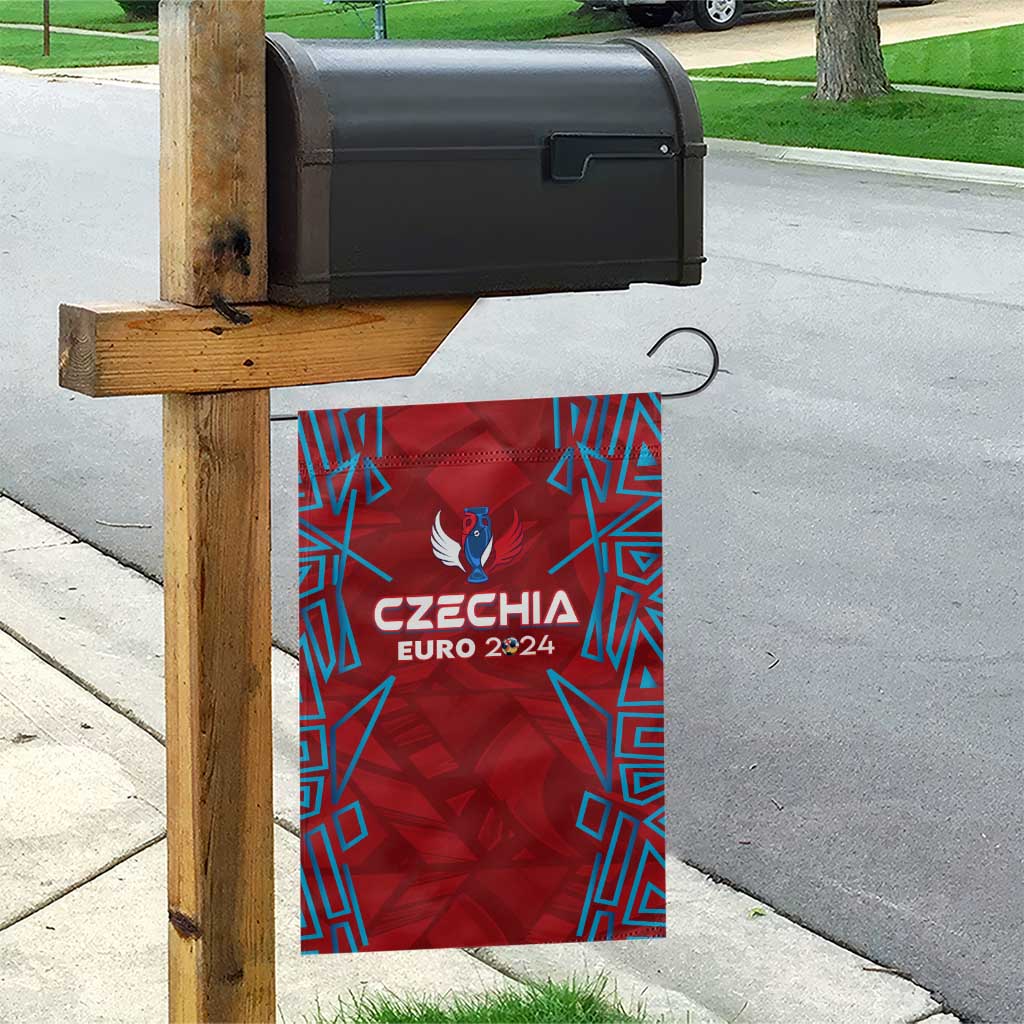 Czech Republic Football 2024 Garden Flag Trophy Wing Style - Wonder Print Shop