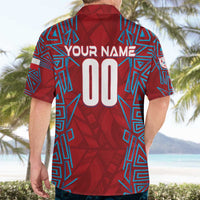 Personalized Czech Republic Football 2024 Hawaiian Shirt Trophy Wing Style - Wonder Print Shop