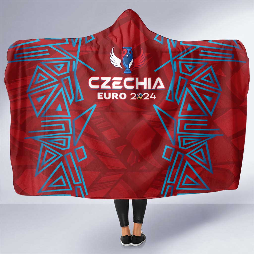 Czech Republic Football 2024 Hooded Blanket Trophy Wing Style