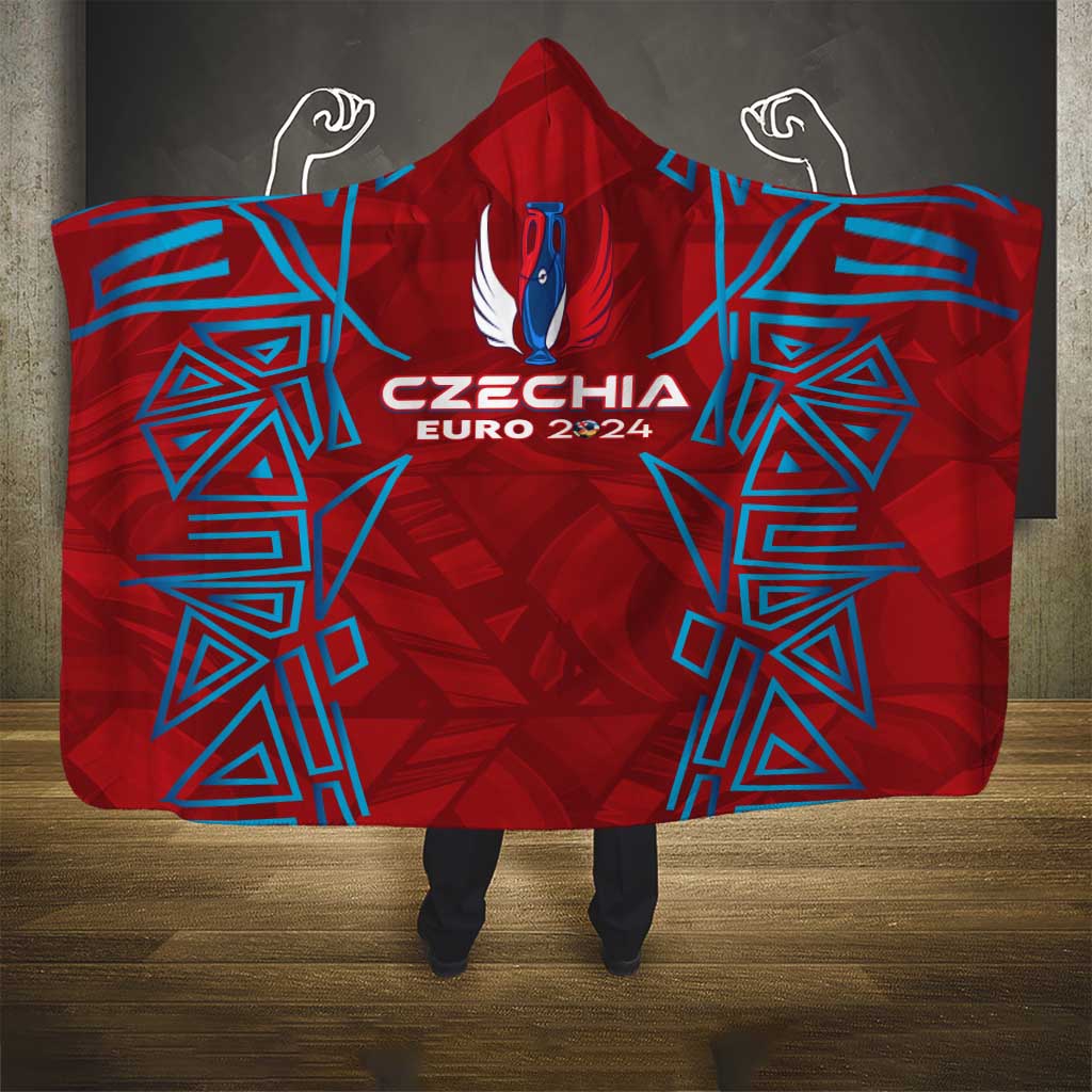 Czech Republic Football 2024 Hooded Blanket Trophy Wing Style