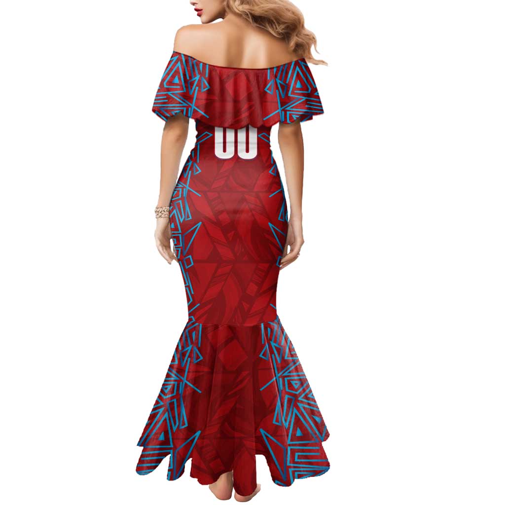 Personalized Czech Republic Football 2024 Mermaid Dress Trophy Wing Style - Wonder Print Shop