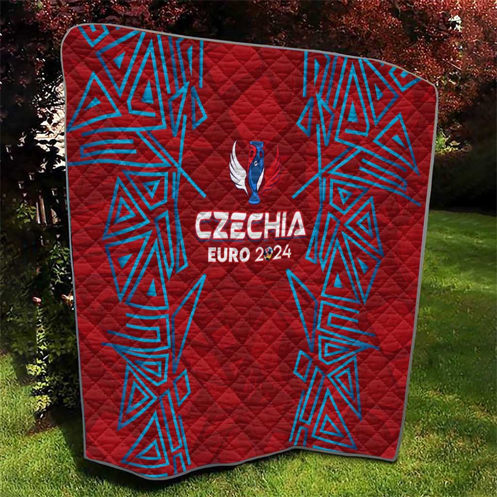 Czech Republic Football 2024 Quilt Trophy Wing Style - Wonder Print Shop