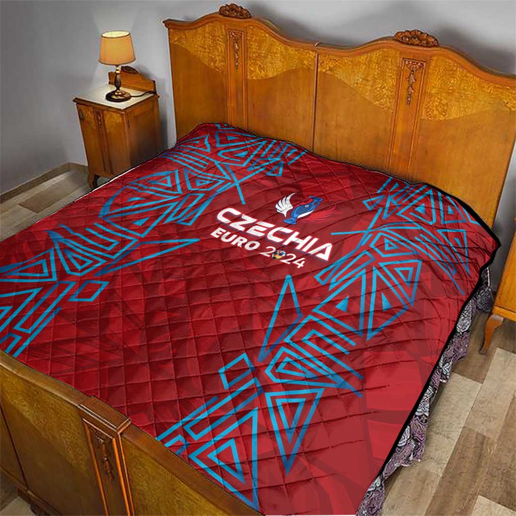 Czech Republic Football 2024 Quilt Trophy Wing Style - Wonder Print Shop