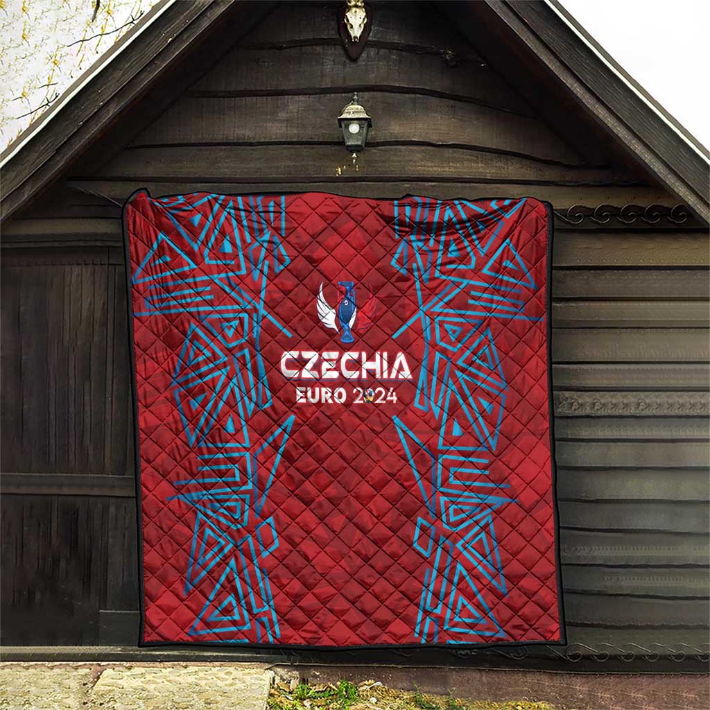 Czech Republic Football 2024 Quilt Trophy Wing Style - Wonder Print Shop