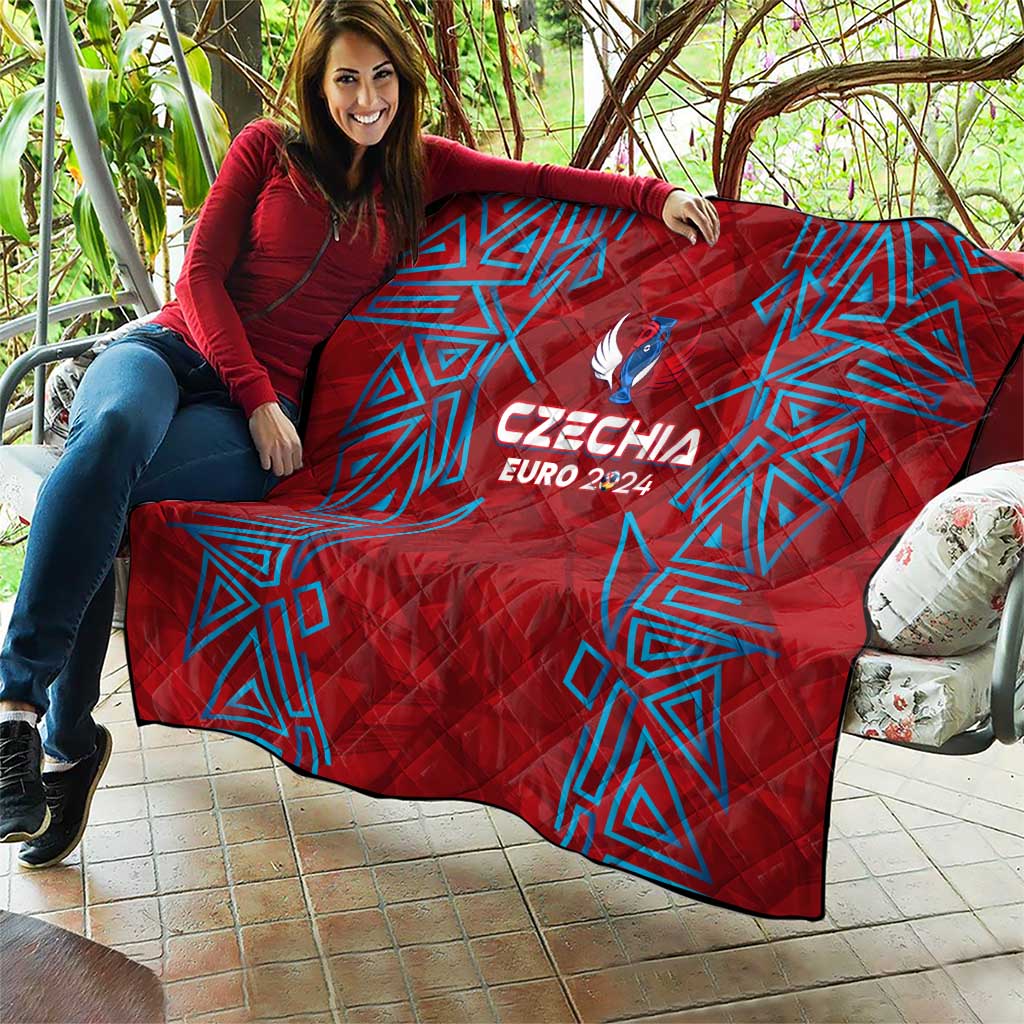 Czech Republic Football 2024 Quilt Trophy Wing Style - Wonder Print Shop