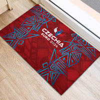 Czech Republic Football 2024 Rubber Doormat Trophy Wing Style - Wonder Print Shop