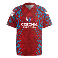 Personalized Czech Republic Football 2024 Rugby Jersey Trophy Wing Style - Wonder Print Shop
