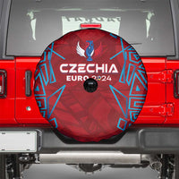 Czech Republic Football 2024 Spare Tire Cover Trophy Wing Style - Wonder Print Shop