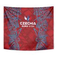 Czech Republic Football 2024 Tapestry Trophy Wing Style - Wonder Print Shop