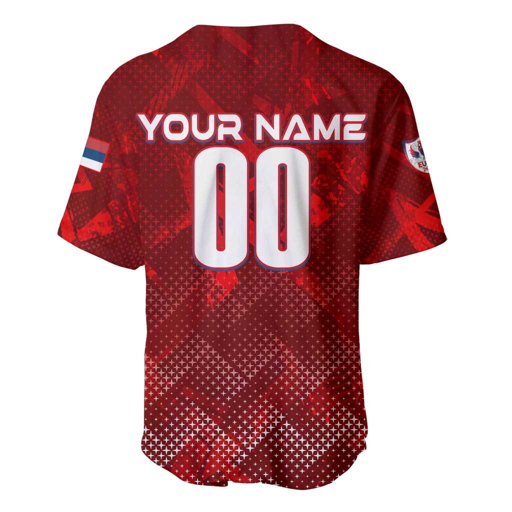 Personalized Serbia Football 2024 Baseball Jersey Trophy Wing Style - Wonder Print Shop
