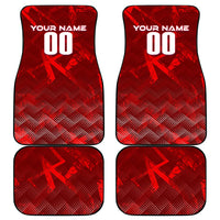 Serbia Football 2024 Car Mats Trophy Wing Style - Wonder Print Shop