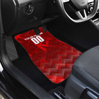 Serbia Football 2024 Car Mats Trophy Wing Style - Wonder Print Shop