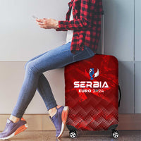 Serbia Football 2024 Luggage Cover Trophy Wing Style - Wonder Print Shop