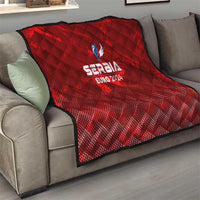 Serbia Football 2024 Quilt Trophy Wing Style - Wonder Print Shop