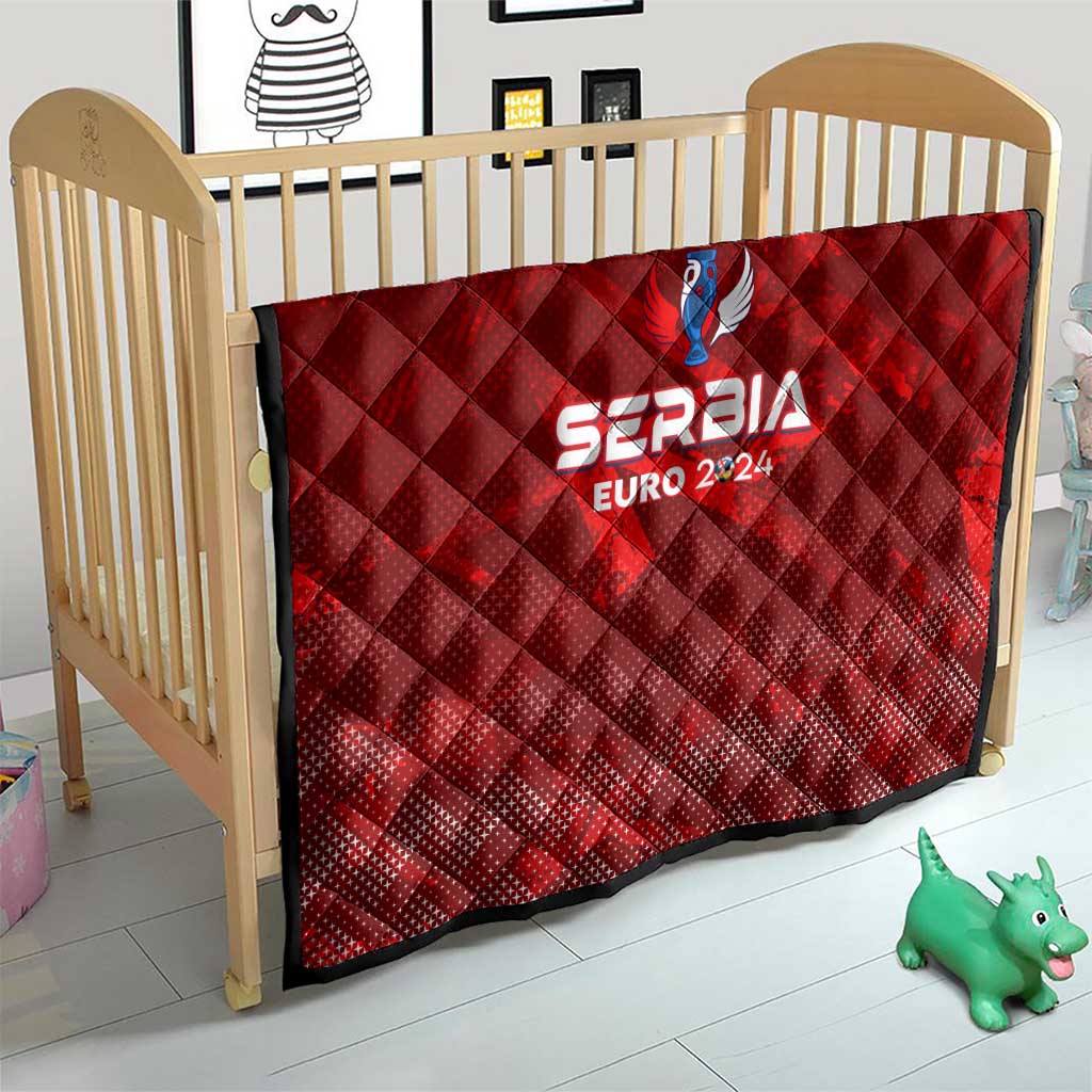 Serbia Football 2024 Quilt Trophy Wing Style - Wonder Print Shop