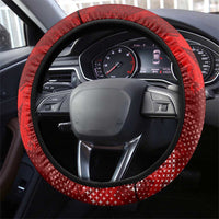 Serbia Football 2024 Steering Wheel Cover Trophy Wing Style - Wonder Print Shop