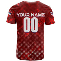 Personalized Serbia Football 2024 T Shirt Trophy Wing Style - Wonder Print Shop