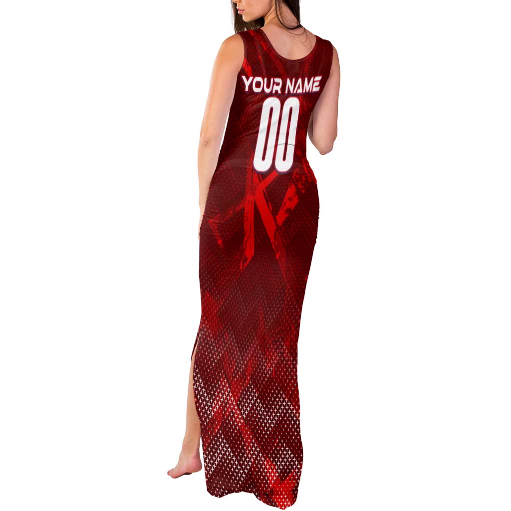 Personalized Serbia Football 2024 Tank Maxi Dress Trophy Wing Style - Wonder Print Shop