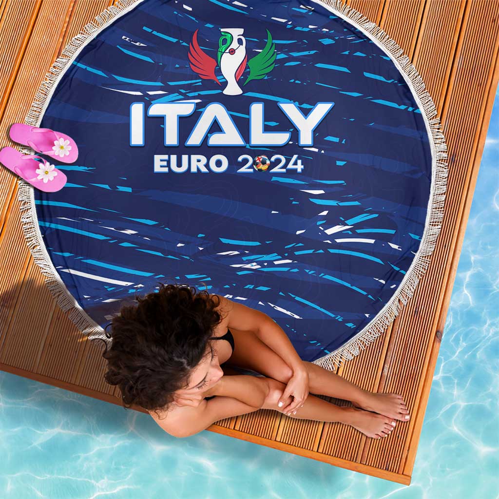 Italy Football 2024 Beach Blanket Trophy Wing Style - Wonder Print Shop