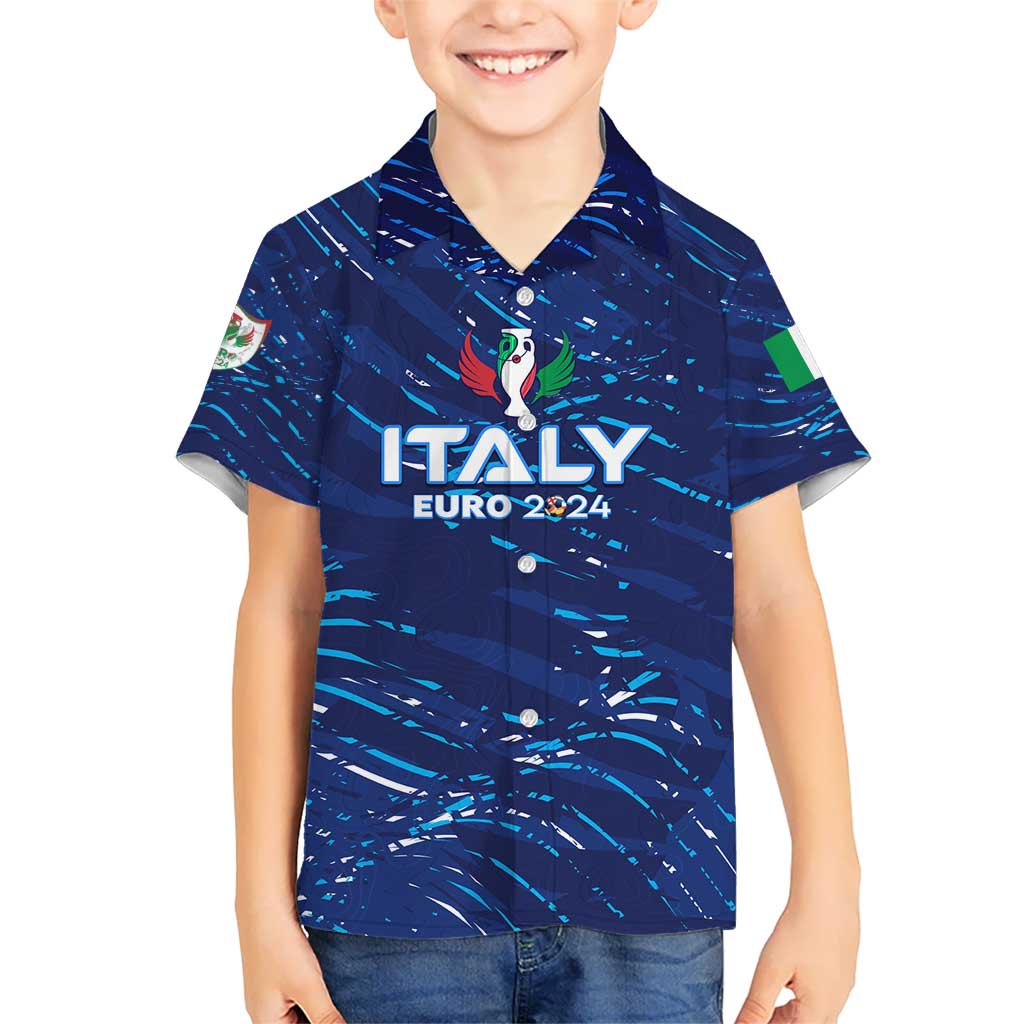 Personalized Italy Football 2024 Hawaiian Shirt Trophy Wing Style - Wonder Print Shop