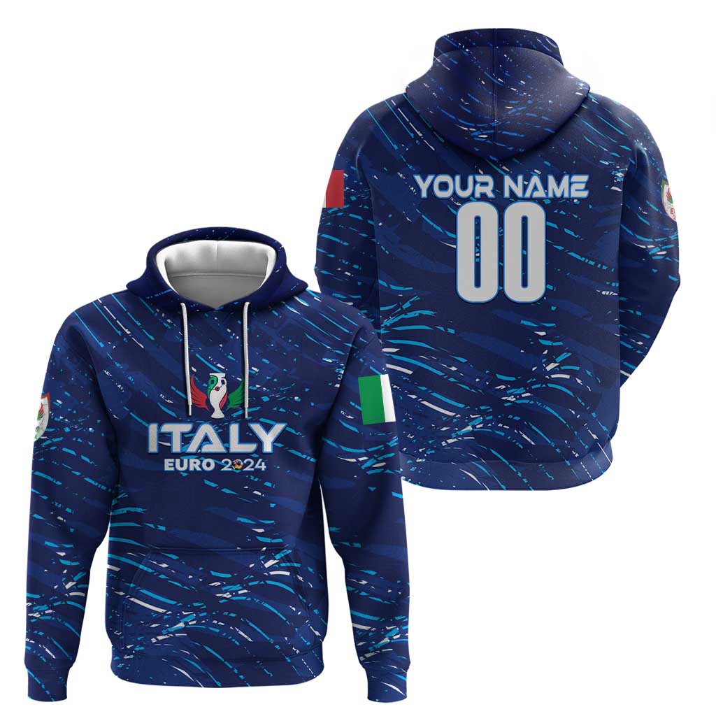 Personalized Italy Football 2024 Hoodie Trophy Wing Style - Wonder Print Shop