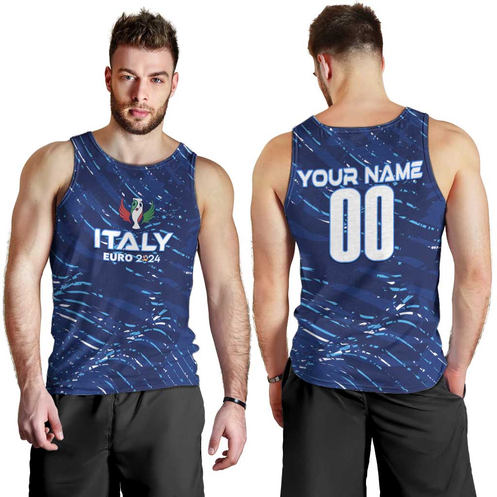 Personalized Italy Football 2024 Men Tank Top Trophy Wing Style - Wonder Print Shop