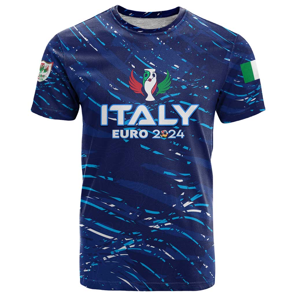 Personalized Italy Football 2024 T Shirt Trophy Wing Style - Wonder Print Shop