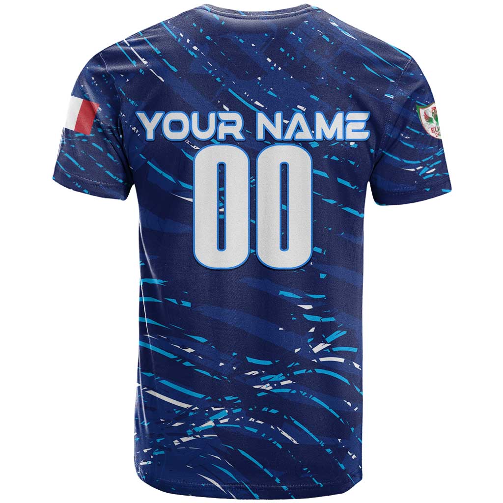 Personalized Italy Football 2024 T Shirt Trophy Wing Style - Wonder Print Shop