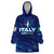 Personalized Italy Football 2024 Wearable Blanket Hoodie Trophy Wing Style - Wonder Print Shop