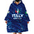 Personalized Italy Football 2024 Wearable Blanket Hoodie Trophy Wing Style - Wonder Print Shop