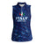 Personalized Italy Football 2024 Women Sleeveless Polo Shirt Trophy Wing Style - Wonder Print Shop