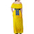 Personalized Romania Football 2024 Family Matching Off Shoulder Maxi Dress and Hawaiian Shirt Trophy Wing Style - Wonder Print Shop