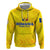 Personalized Romania Football 2024 Hoodie Trophy Wing Style - Wonder Print Shop