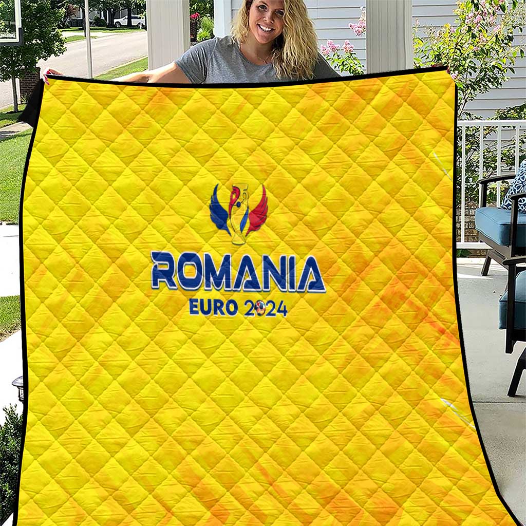 Romania Football 2024 Quilt Trophy Wing Style - Wonder Print Shop