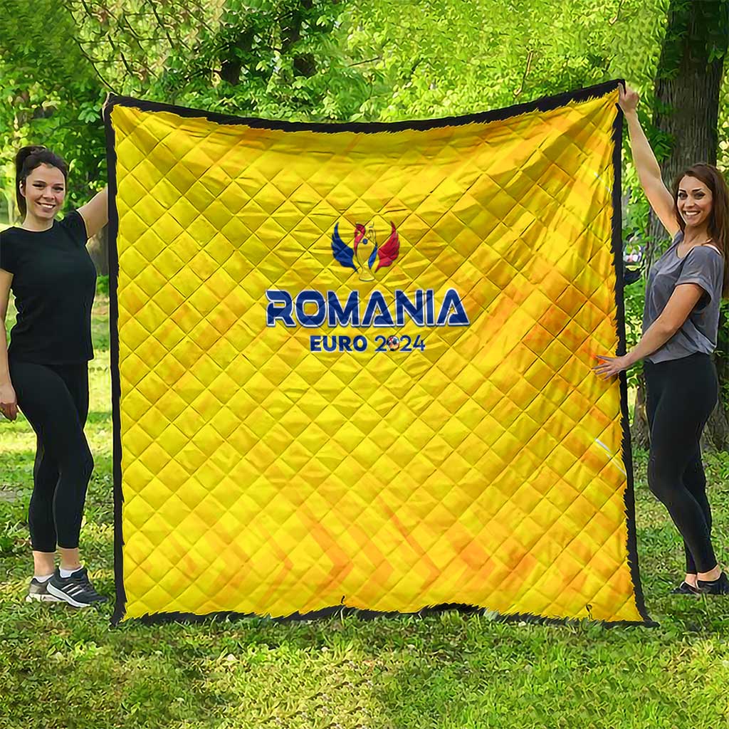 Romania Football 2024 Quilt Trophy Wing Style - Wonder Print Shop