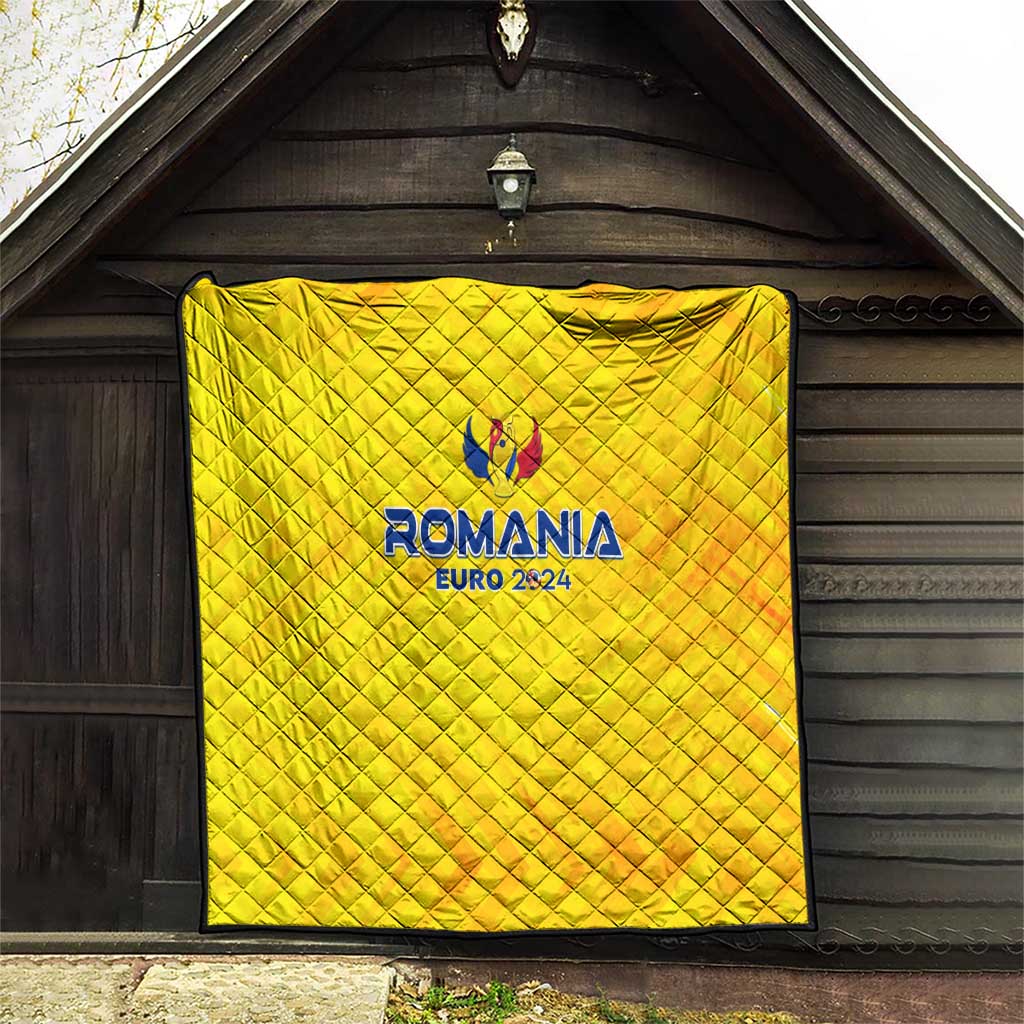 Romania Football 2024 Quilt Trophy Wing Style - Wonder Print Shop