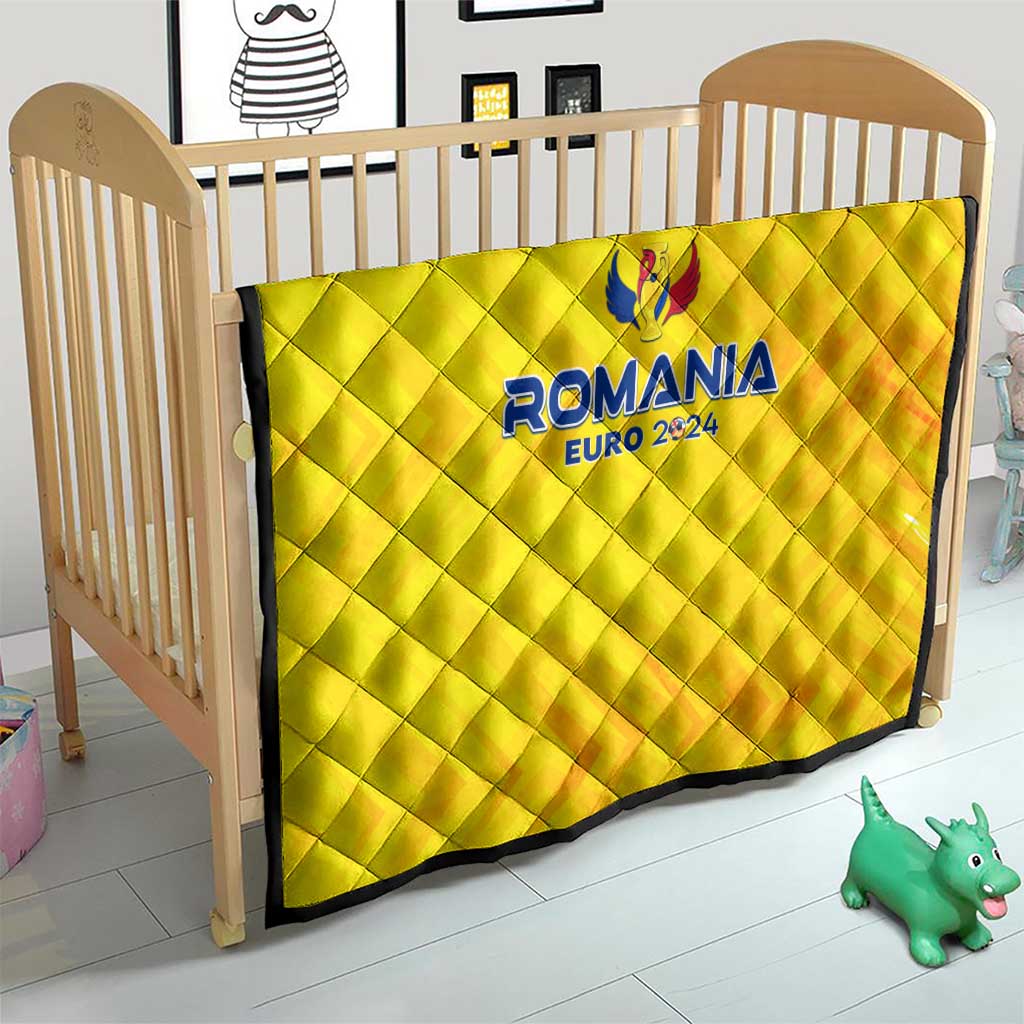 Romania Football 2024 Quilt Trophy Wing Style - Wonder Print Shop