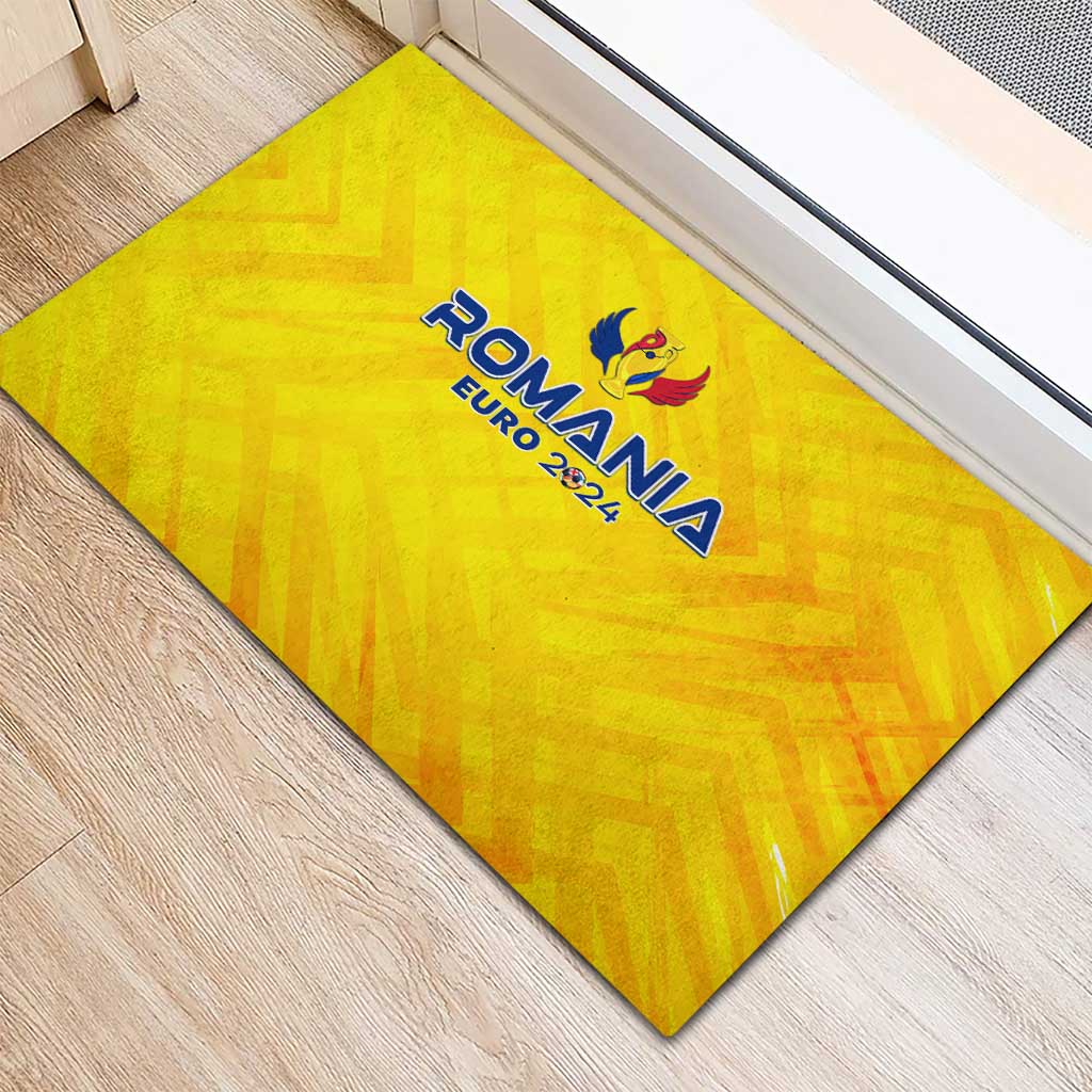Romania Football 2024 Rubber Doormat Trophy Wing Style - Wonder Print Shop