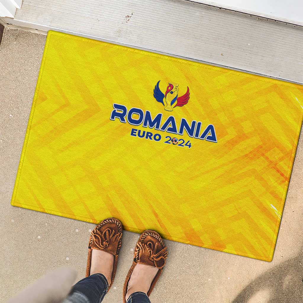 Romania Football 2024 Rubber Doormat Trophy Wing Style - Wonder Print Shop