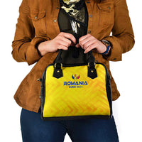 Romania Football 2024 Shoulder Handbag Trophy Wing Style