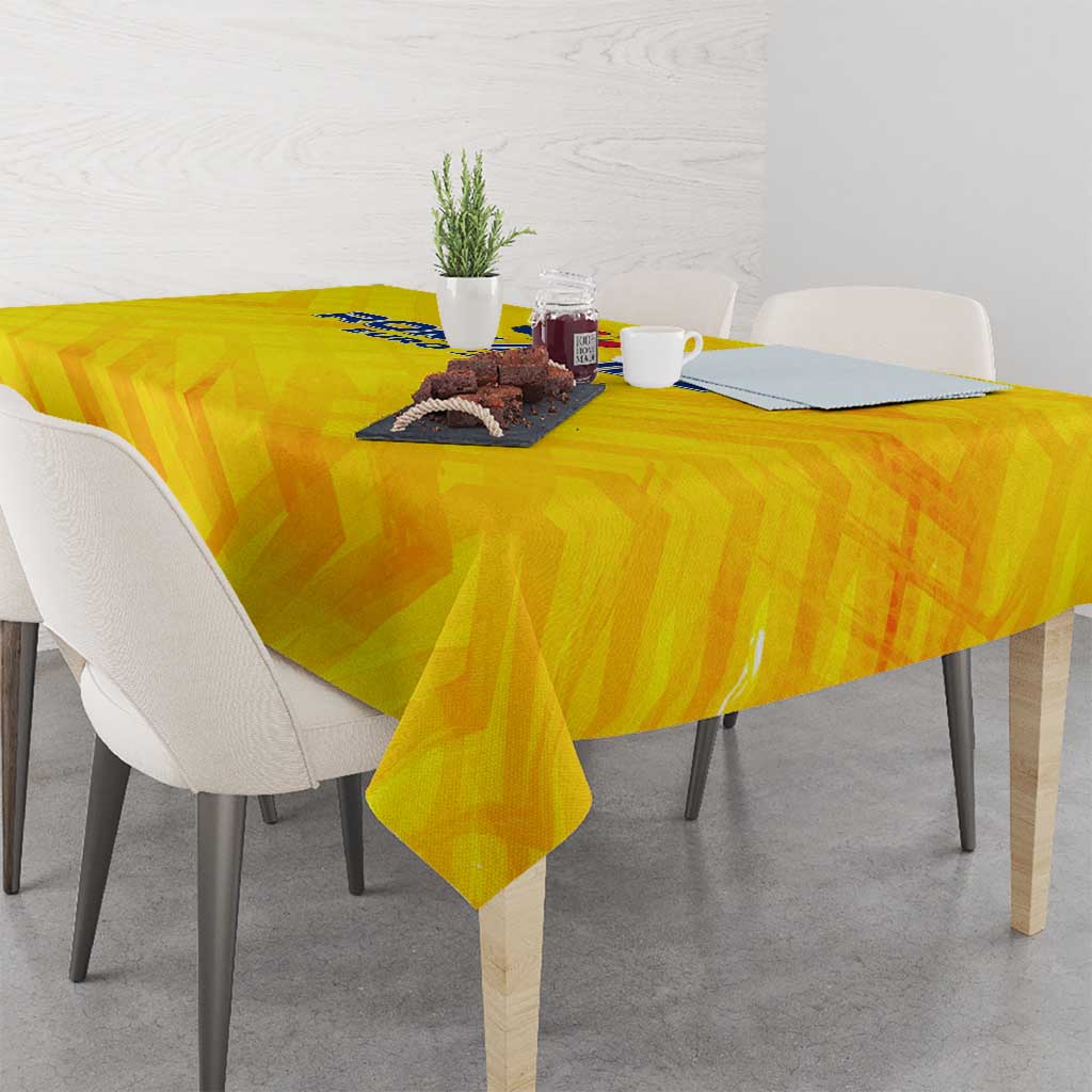 Romania Football 2024 Tablecloth Trophy Wing Style - Wonder Print Shop