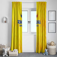 Romania Football 2024 Window Curtain Trophy Wing Style - Wonder Print Shop