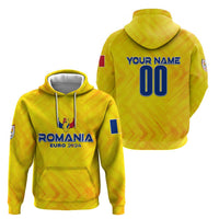 Personalized Romania Football 2024 Zip Hoodie Trophy Wing Style - Wonder Print Shop