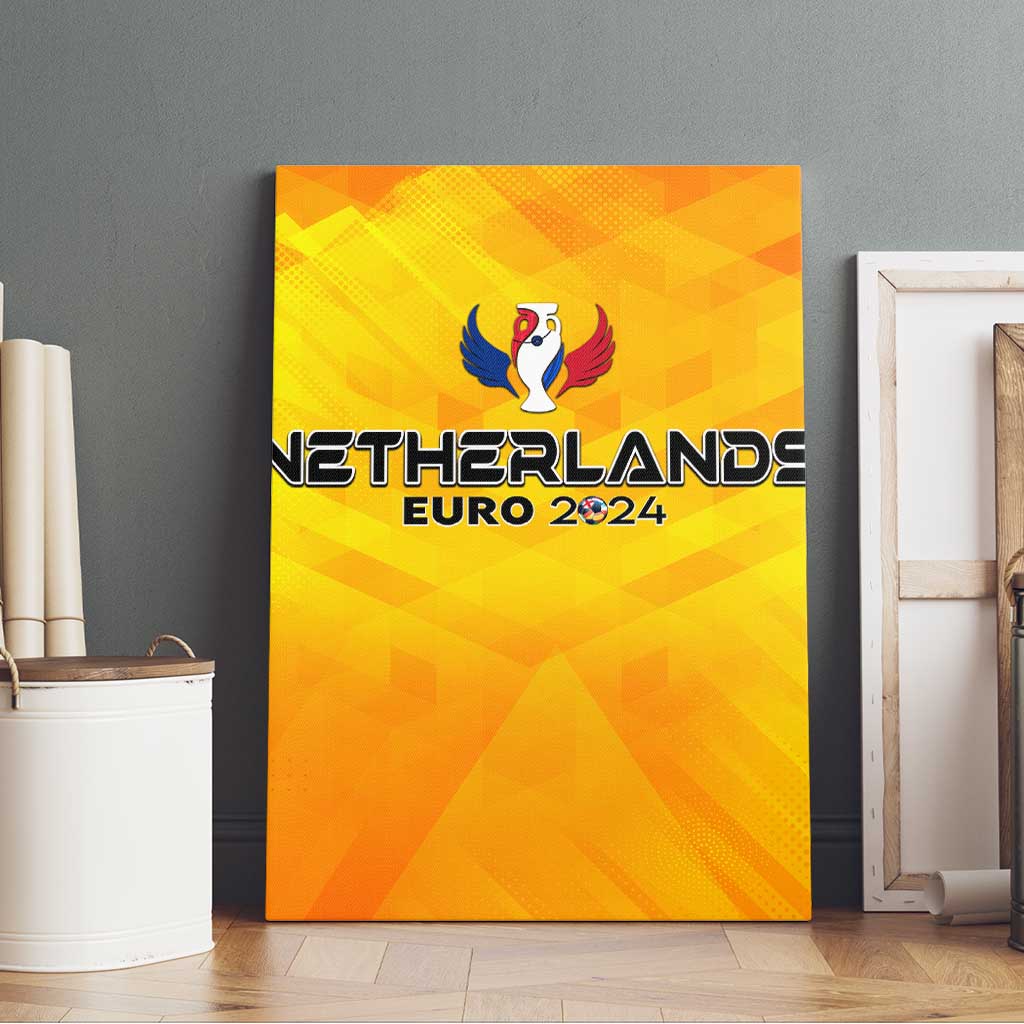 Netherlands Football 2024 Canvas Wall Art Trophy Wing Style - Wonder Print Shop