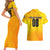 Personalized Netherlands Football 2024 Couples Matching Short Sleeve Bodycon Dress and Hawaiian Shirt Trophy Wing Style - Wonder Print Shop