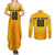 Personalized Netherlands Football 2024 Couples Matching Summer Maxi Dress and Long Sleeve Button Shirt Trophy Wing Style - Wonder Print Shop