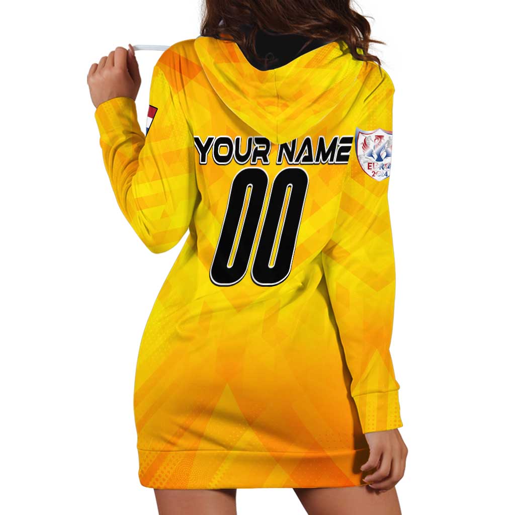 Personalized Netherlands Football 2024 Hoodie Dress Trophy Wing Style - Wonder Print Shop