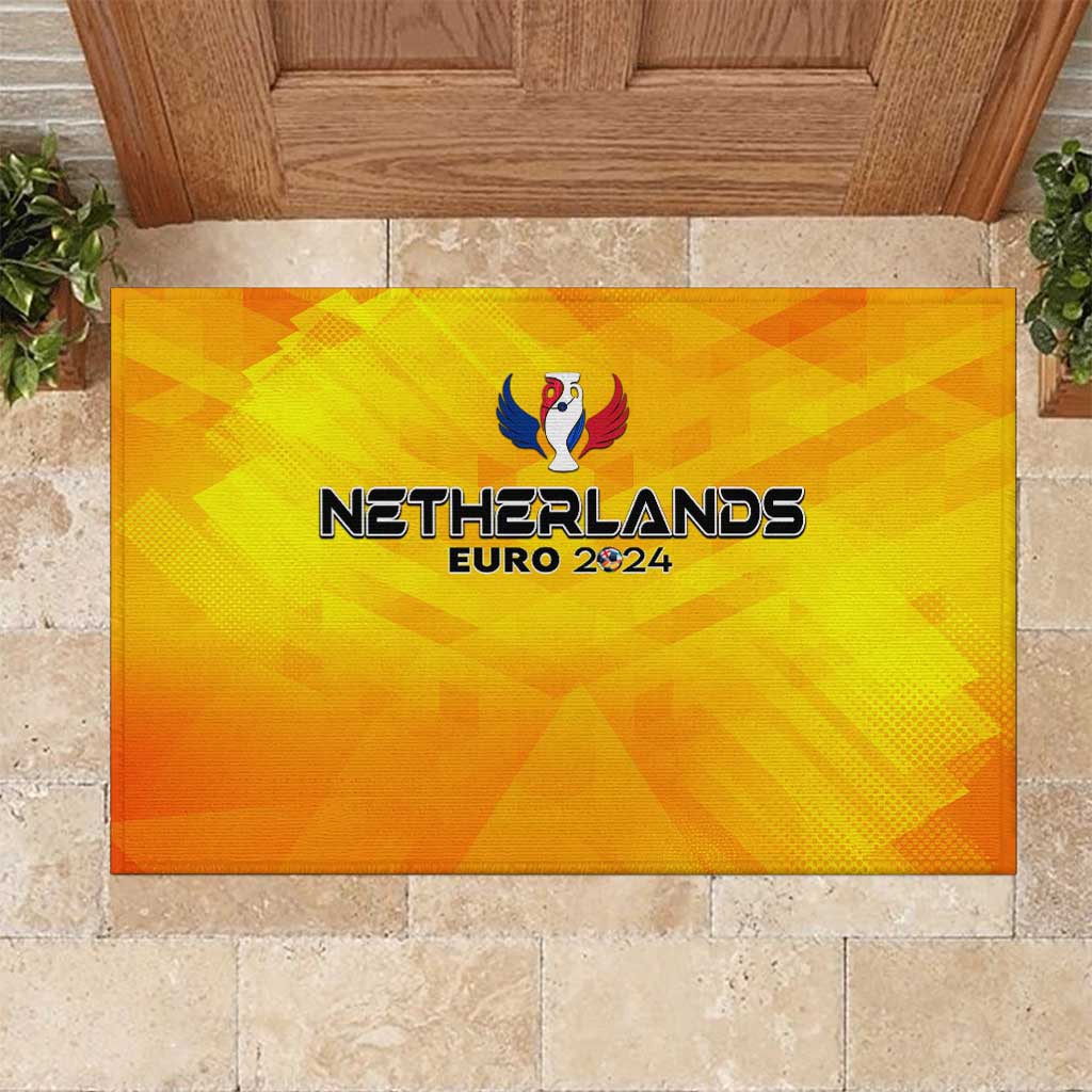 Netherlands Football 2024 Rubber Doormat Trophy Wing Style - Wonder Print Shop