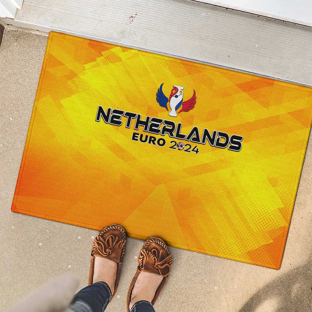 Netherlands Football 2024 Rubber Doormat Trophy Wing Style - Wonder Print Shop