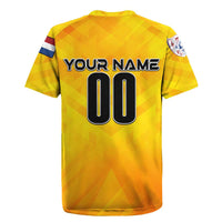 Personalized Netherlands Football 2024 Rugby Jersey Trophy Wing Style - Wonder Print Shop
